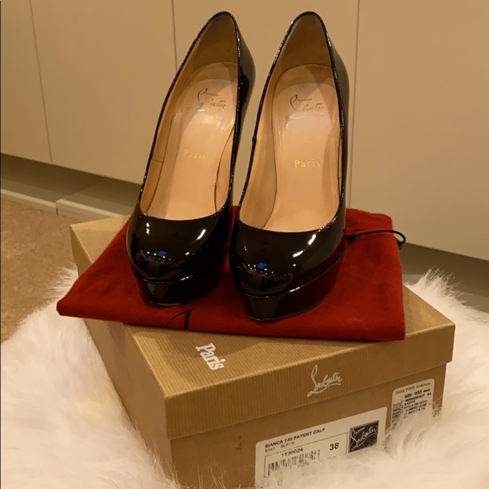 Christian Louboutin Bianca Patent Leather Pump